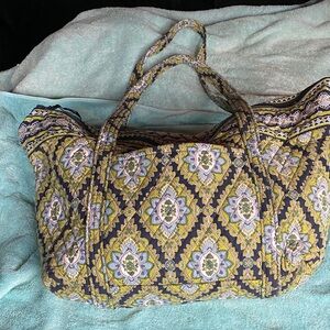 Vera Bradley Miller Bag Quilted Floral-Pattern Travel Duffel Bag
